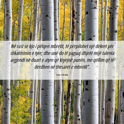 Picture 06 - Ester 3:9 ALB - Në rast se kjo i pëlqen mbretit, të - Bible Verse Picture