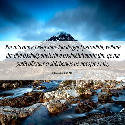 Picture 06 - Filipianëve 2:25 ALB - Por m’u duk e nevojshme t’ju dërgoj - Bible Verse Picture