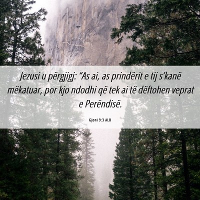 Picture 06 - Gjoni 9:3 ALB - Jezusi u përgjigj: “As ai, as prindërit e tij - Bible Verse Picture