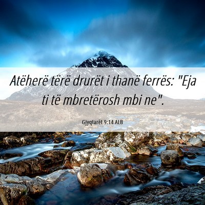 Picture 06 - Gjyqtarët 9:14 ALB - Atëherë tërë drurët i thanë ferrës: 