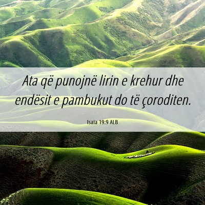 Picture 06 - Isaia 19:9 ALB - Ata që punojnë lirin e krehur dhe endësit e - Bible Verse Picture