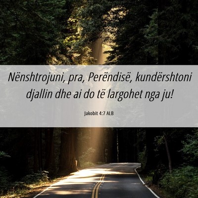 Picture 06 - Jakobit 4:7 ALB - Nënshtrojuni, pra, Perëndisë, kundërshtoni - Bible Verse Picture