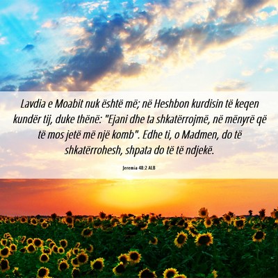 Picture 06 - Jeremia 48:2 ALB - Lavdia e Moabit nuk është më; në Heshbon - Bible Verse Picture