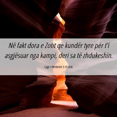 Picture 06 - Ligji i Përtërirë 2:15 ALB - Në fakt dora e Zotit qe kundër tyre për t’i - Bible Verse Picture