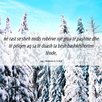 Picture 06 - Ligji i Përtërirë 21:11 ALB - në rast se sheh midis robërve një grua të - Bible Verse Picture
