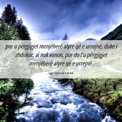 Picture 06 - Ligji i Përtërirë 7:10 ALB - por u përgjigjet menjëherë atyre që e - Bible Verse Picture