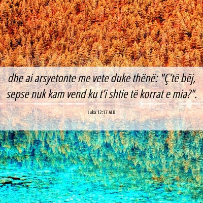 Picture 06 - Luka 12:17 ALB - dhe ai arsyetonte me vete duke thënë: 