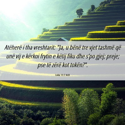 Picture 06 - Luka 13:7 ALB - Atëherë i tha vreshtarit: 