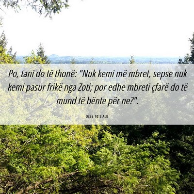 Picture 06 - Osea 10:3 ALB - Po, tani do të thonë: 
