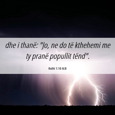 Picture 06 - Ruthi 1:10 ALB - dhe i thanë: 