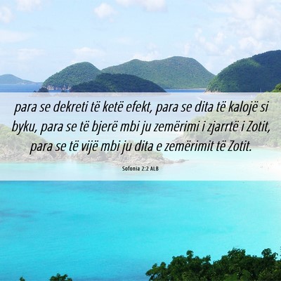 Picture 06 - Sofonia 2:2 ALB - para se dekreti të ketë efekt, para se dita të - Bible Verse Picture