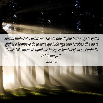 Picture 06 - Zakaria 8:23 ALB - Kështu thotë Zoti i ushtrive: 