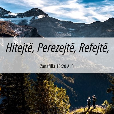 Picture 06 - Zanafilla 15:20 ALB - Hitejtë, Perezejtë, - Bible Verse Picture