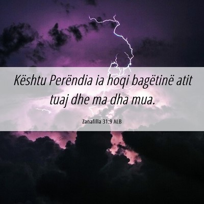 Picture 06 - Zanafilla 31:9 ALB - Kështu Perëndia ia hoqi bagëtinë atit tuaj - Bible Verse Picture