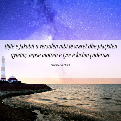 Picture 06 - Zanafilla 34:27 ALB - Bijtë e Jakobit u vërsulën mbi të vrarët dhe - Bible Verse Picture