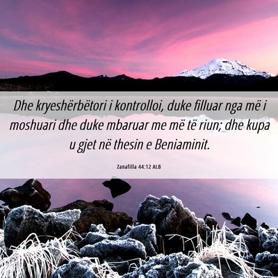 Picture 06 - Zanafilla 44:12 ALB - Dhe kryeshërbëtori i kontrolloi, duke filluar - Bible Verse Picture