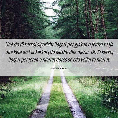 Picture 06 - Zanafilla 9:5 ALB - Unë do të kërkoj sigurisht llogari për gjakun - Bible Verse Picture