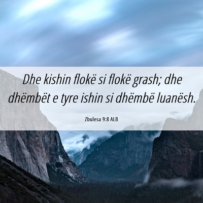 Picture 06 - Zbulesa 9:8 ALB - Dhe kishin flokë si flokë grash; dhe dhëmbët - Bible Verse Picture