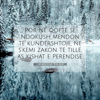 Picture 07 - 1 Korintasve 11:16 ALB - Por në qoftë se ndokush mendon të - Bible Verse Picture