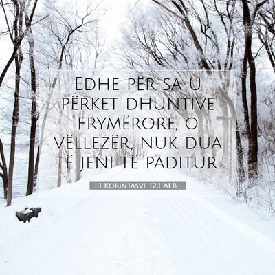 Picture 07 - 1 Korintasve 12:1 ALB - Edhe për sa u përket dhuntive frymërore, o - Bible Verse Picture