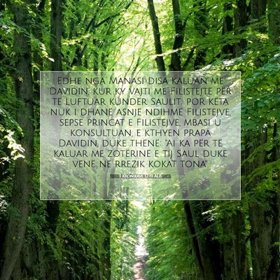 Picture 07 - 1 Kronikave 12:19 ALB - Edhe nga Manasi disa kaluan me Davidin, kur ky - Bible Verse Picture