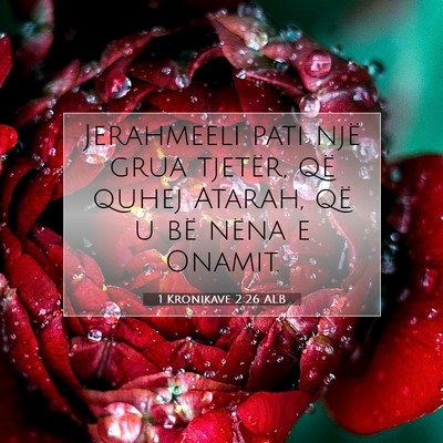 Picture 07 - 1 Kronikave 2:26 ALB - Jerahmeeli pati një grua tjetër, që quhej - Bible Verse Picture
