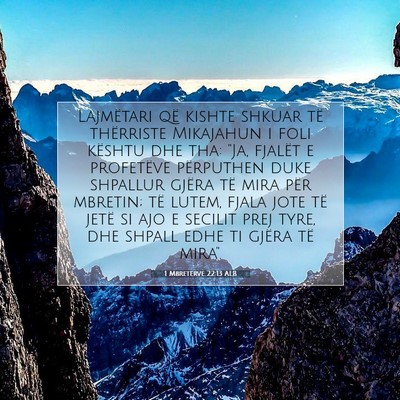 Picture 07 - 1 Mbretërve 22:13 ALB - Lajmëtari që kishte shkuar të thërriste - Bible Verse Picture