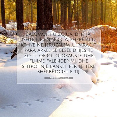 Picture 07 - 1 Mbretërve 3:15 ALB - Salomoni u zgjua, dhe ja, ishte në ëndërr. - Bible Verse Picture