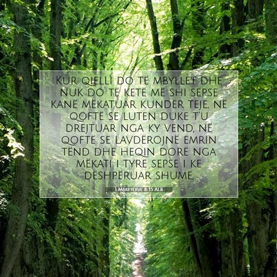Picture 07 - 1 Mbretërve 8:35 ALB - Kur qielli do të mbyllet dhe nuk do të ketë - Bible Verse Picture