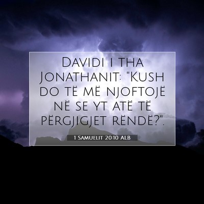 Picture 07 - 1 Samuelit 20:10 ALB - Davidi i tha Jonathanit: 
