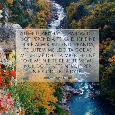 Picture 07 - 1 Samuelit 26:8 ALB - Atëherë Abishai i tha Davidit: 