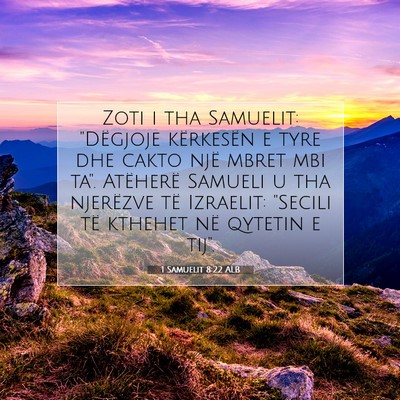 Picture 07 - 1 Samuelit 8:22 ALB - Zoti i tha Samuelit: 