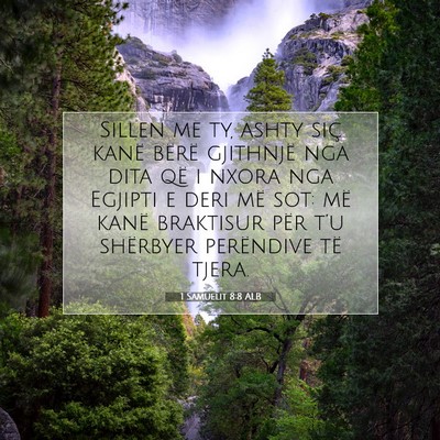 Picture 07 - 1 Samuelit 8:8 ALB - Sillen me ty, ashty siç kanë bërë gjithnjë - Bible Verse Picture
