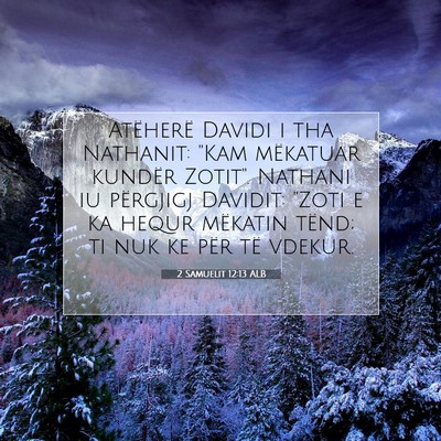 Picture 07 - 2 Samuelit 12:13 ALB - Atëherë Davidi i tha Nathanit: 