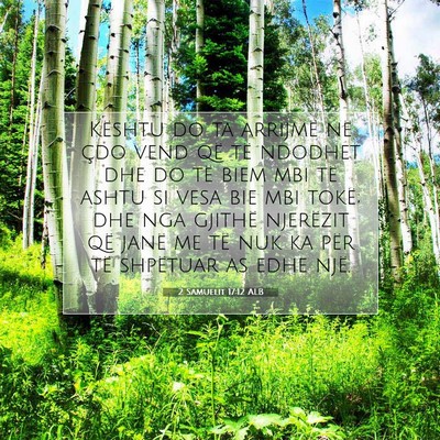 Picture 07 - 2 Samuelit 17:12 ALB - Kështu do ta arrijmë në çdo vend që të - Bible Verse Picture