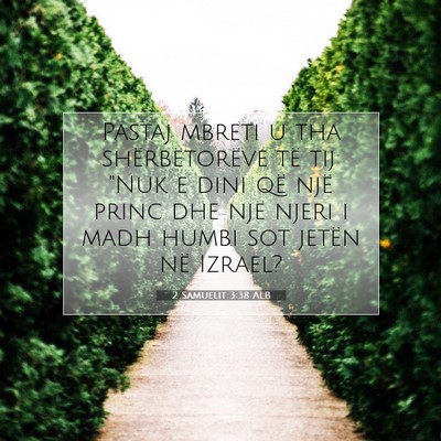 Picture 07 - 2 Samuelit 3:38 ALB - Pastaj mbreti u tha shërbëtorëve të tij: 