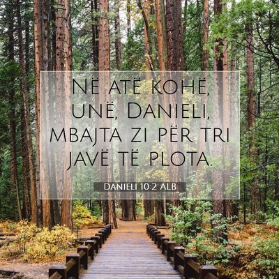Picture 07 - Danieli 10:2 ALB - Në atë kohë, unë, Danieli, mbajta zi për tri - Bible Verse Picture