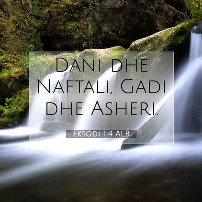 Picture 07 - Eksodi 1:4 ALB - Dani dhe Naftali, Gadi dhe - Bible Verse Picture