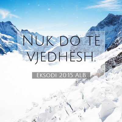 Picture 07 - Eksodi 20:15 ALB - Nuk do të - Bible Verse Picture