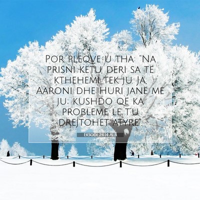 Picture 07 - Eksodi 24:14 ALB - Por pleqve u tha: 