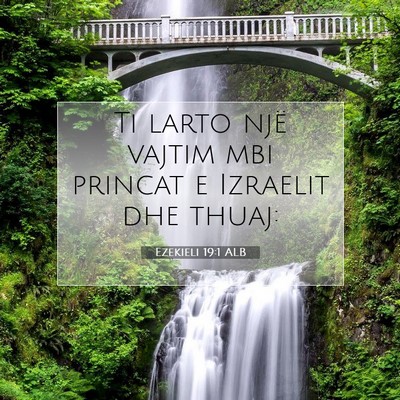 Picture 07 - Ezekieli 19:1 ALB - Ti larto një vajtim mbi princat e Izraelit dhe - Bible Verse Picture