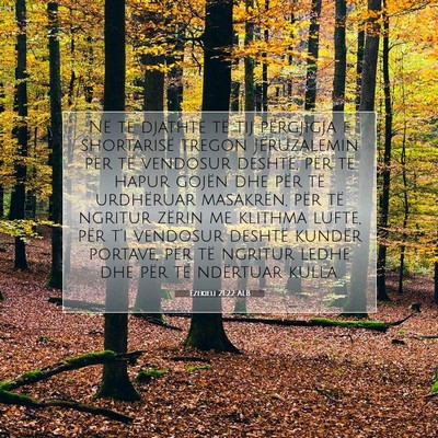 Picture 07 - Ezekieli 21:22 ALB - Në të djathtë të tij përgjigja e shortarisë - Bible Verse Picture
