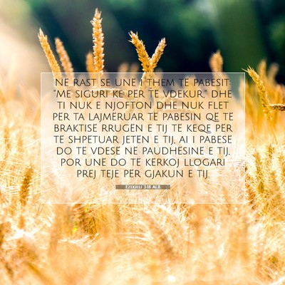 Picture 07 - Ezekieli 3:18 ALB - Në rast se unë i them të pabesit: 