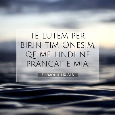 Picture 07 - Filemonit 1:10 ALB - të lutem për birin tim Onesim, që më lindi - Bible Verse Picture