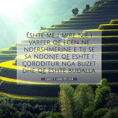 Picture 07 - Fjalët e urta 19:1 ALB - Éshtë më i mirë një i varfër që ecën në - Bible Verse Picture