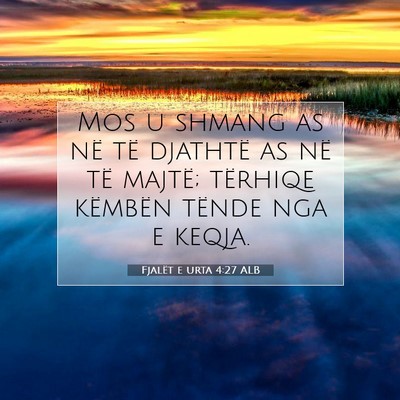 Picture 07 - Fjalët e urta 4:27 ALB - Mos u shmang as në të djathtë as në të - Bible Verse Picture