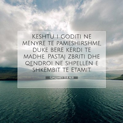 Picture 07 - Gjyqtarët 15:8 ALB - Kështu i goditi në mënyrë të pamëshirshme, - Bible Verse Picture