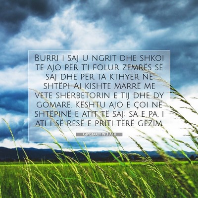 Picture 07 - Gjyqtarët 19:3 ALB - Burri i saj u ngrit dhe shkoi te ajo për t’i - Bible Verse Picture