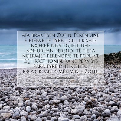 Picture 07 - Gjyqtarët 2:12 ALB - ata braktisën Zotin, Perëndinë e etërve të - Bible Verse Picture