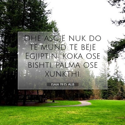 Picture 07 - Isaia 19:15 ALB - Dhe asgjë nuk do të mund të bëjë Egjiptin: - Bible Verse Picture